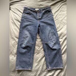 Madewell darted barrel leg jeans sz 29